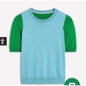 Boden Blue and Green Button Down Shirt